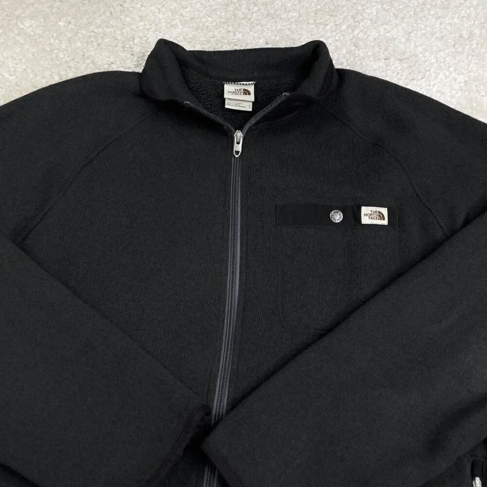 The North Face Gordon Lyons Fleece Full Zip Jacket Heather Black